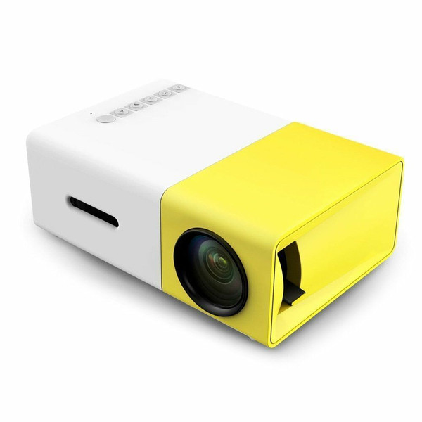 YG300 HD 1080P Led Projector Home Theater Cinema Usb AV SD Mini Portable Blue White US Plug K484-PEL_0K9URHBA
