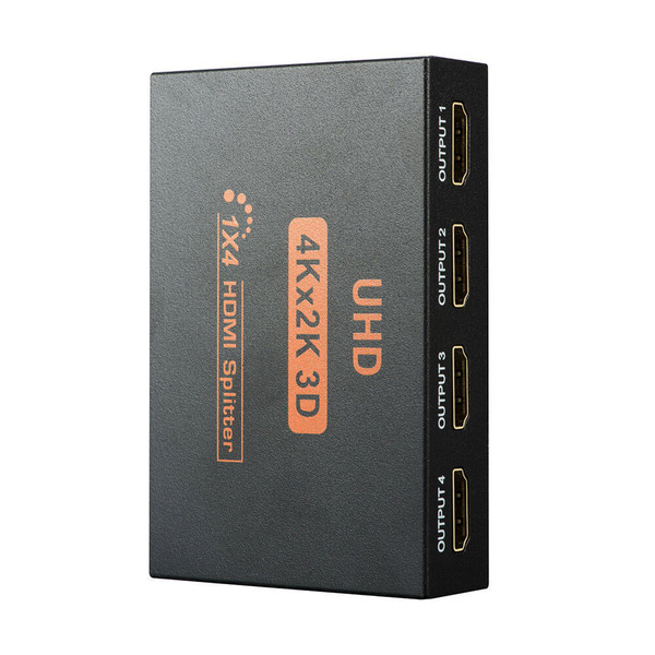 Ultra HD 4K 4 Port HDMI Splitter 1x4 Repeater Amplifier 1080P 3D Hub 1 In 4 Out AU plug K484-PEL_060T3UIV
