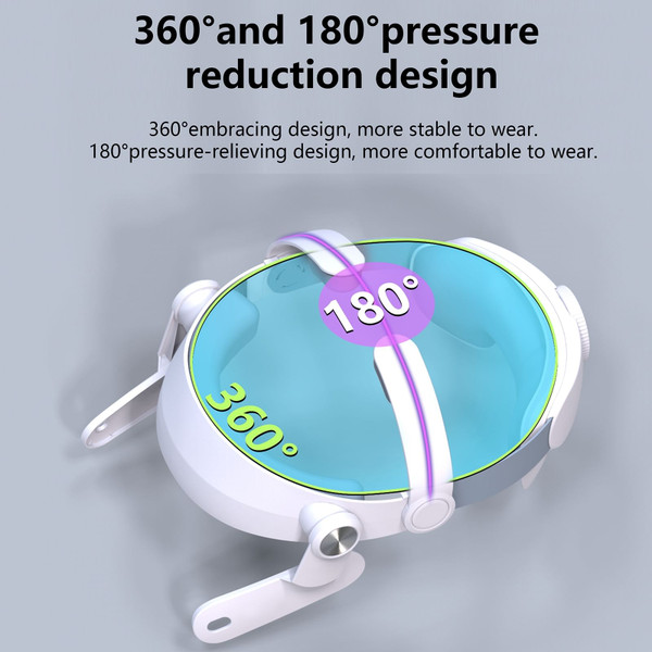 T300 VR Headset Head Strap Premium Replacement Gaming VR Glasses Accessories for Meta Quest 3 Heads K484-PEL_0RT0Z3W9