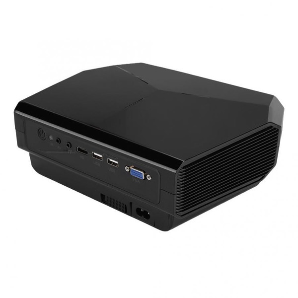 A4300 Mini Digital Projector 720P High Definition LED Home Projector Portable black_US Plug K484-PEL_0EOCX4D5