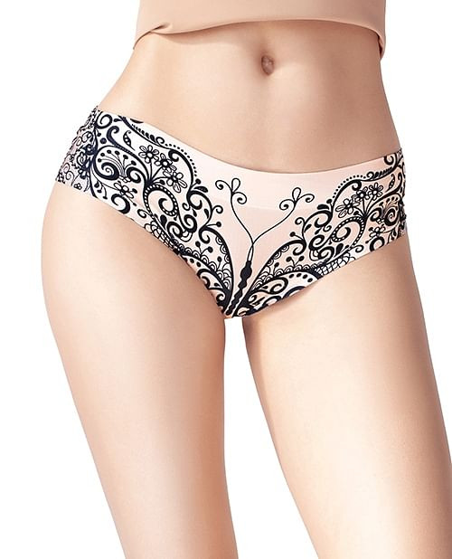 Mememe Lace Butterfly Printed Slip LG X615-MEMELAB-BK-L0