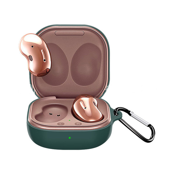 Silicone Earphone Protective Case Wireless Bluetooth Headset Anti-fall Cover With Buckle Compatible K484-PEL_0LWJNUWN
