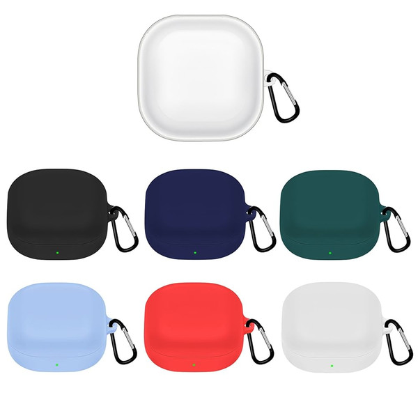 Silicone Earphone Protective Case Wireless Bluetooth Headset Anti-fall Cover With Buckle Compatible K484-PEL_0LWJNUWN
