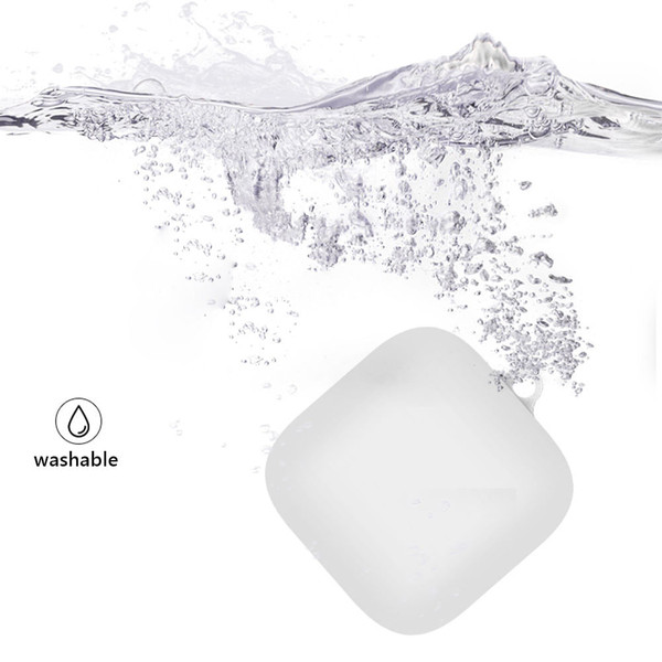 Silicone Earphone Protective Case Wireless Bluetooth Headset Anti-fall Cover With Buckle Compatible K484-PEL_0LWJNUWN