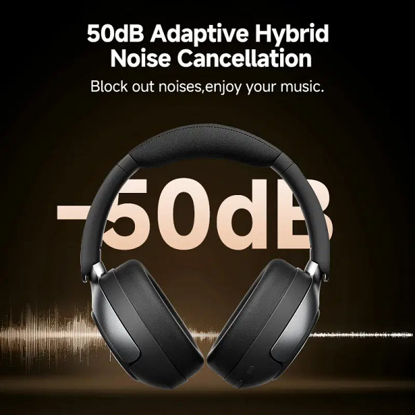 Color: Blue, Ships From: CHINA - QCY H3 Pro ANC Wireless Headphone 50dB Noise Canceling Hi-Res Spat F640-12000041551486038