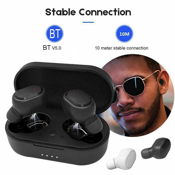 M1 Wireless Earbuds In-Ear Stereo Headphones With Charging Case Built-in Mic Earphones For Sports W K484-PEL_0QOZLRVD