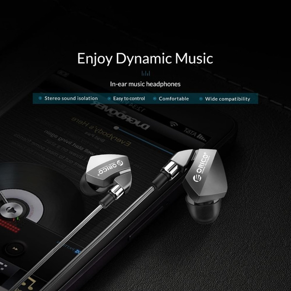 Original ORICO Super Bass Earphone In Ear Earphone Sport Music Stereo Sound Earphones with Micropho K484-PEL_0G98OGWV