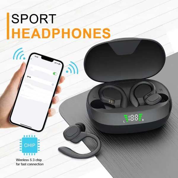 Original SP16 Wireless Earphones Ture Wireless Earbuds Ear hook Sports HiFI Stereo Waterproof Heads F640-3256806809042031
