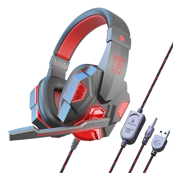 SY830MV Wired Headsets Over-Ear Stereo Earphones Cool Lighting Gaming Headset for Smart Phones Comp K484-PEL_0S7M1U9J