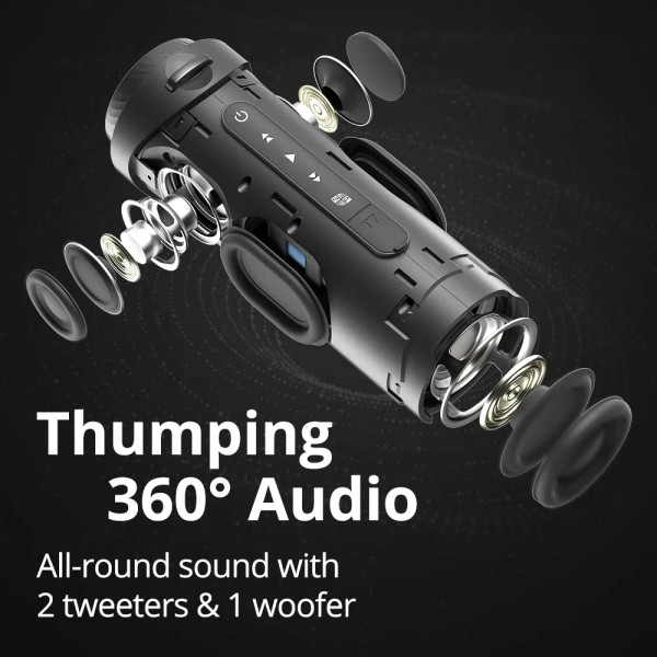 Color: silver, Ships From: CHINA - New! Tronsmart T7 Speaker Portable Bluetooth Speaker with 360 de F640-12000044615781625