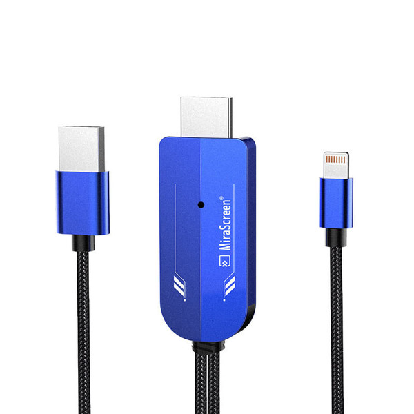 Converter to HDMI Mirror Cable Adaptor for Apple Mirroring Multiple Device red K484-PEL_0FL65GTW