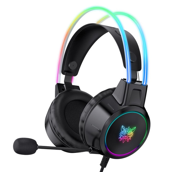 X15pro Head-mounted Computer Headset Dynamic RGB Wired Earphones with HD Noise Reduction Mic Chicke K484-FQZCO_67R426L0