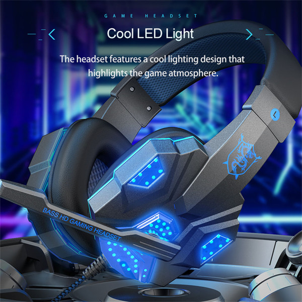 SY830MV Wired Headsets Over-Ear Stereo Earphones Cool Lighting Gaming Headset for Smart Phones Comp K484-PEL_0S7MBI8J