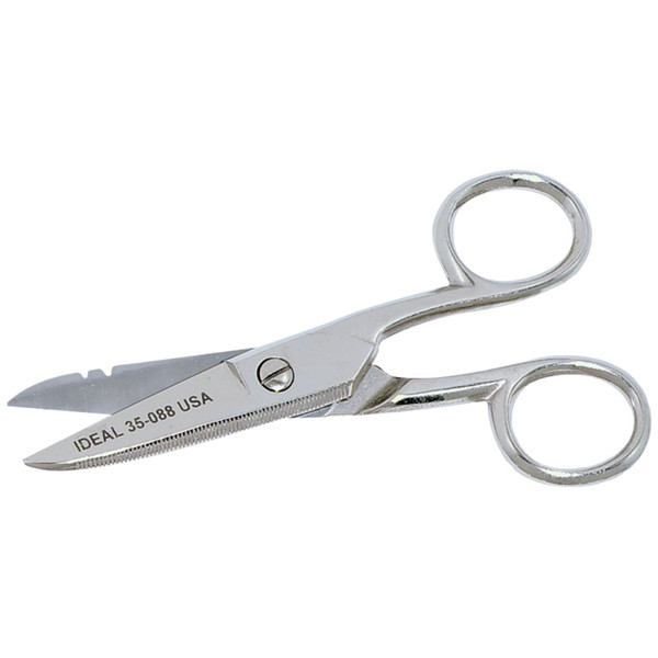 IDEAL 35-088 Electrician's Scissors with Stripping Notch R810-IDI35088