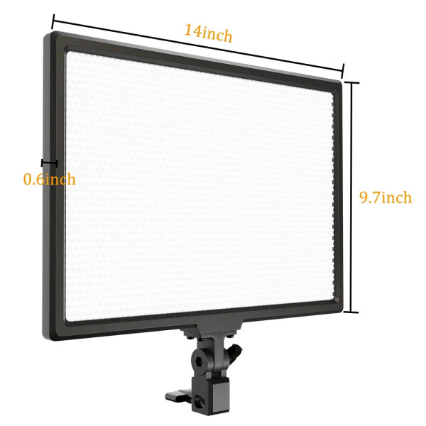 Color: Yellow, Ships From: CHINA - SH 14inch Photography LED Panel Video Light Selfie Dimmable Ligh F640-12000040963166512