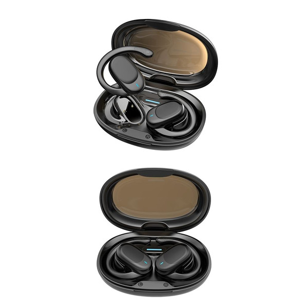 JM05 Open Ear Headphones Air Conduction Headphones Wireless Earphones with Ear Hook Charging Case E K484-PEL_0S5MYBP0