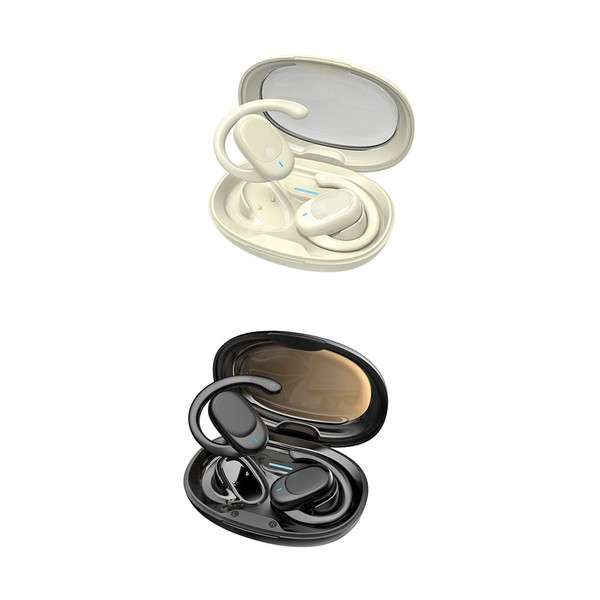 JM05 Open Ear Headphones Air Conduction Headphones Wireless Earphones with Ear Hook Charging Case E K484-PEL_0S5MYBP0