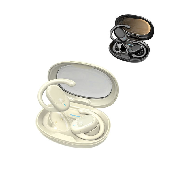 JM05 Open Ear Headphones Air Conduction Headphones Wireless Earphones with Ear Hook Charging Case E K484-PEL_0S5MYBP0