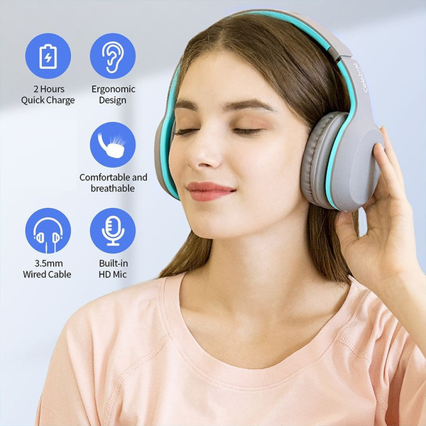 A18 Wireless Headphones over Ear Hi-Fi Stereo Deep Bass Wireless Earphones for Laptop Pc Computer M K484-PEL_0QPVARJN