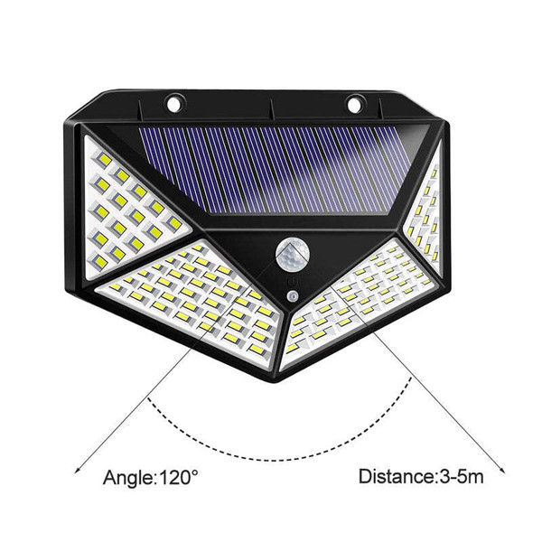 Outdoor Solar 100 LED Motion Sensor Light F369-1825573175331