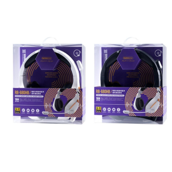 REMAX Rb-680hb Head-Mounted Gaming Headphone Wireless Bluetooth Noise Reduction Music Call Headset  K484-FQZCO_QLGZE2TV