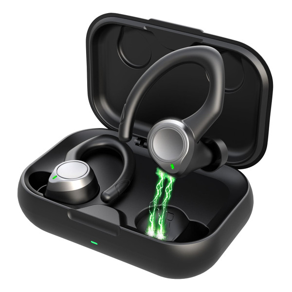 Bluetooth-compatible Earphone Touch-control Design Rechargeable Wireless Headphones Ear-hook Type R K484-PEL_0L8IMK3V