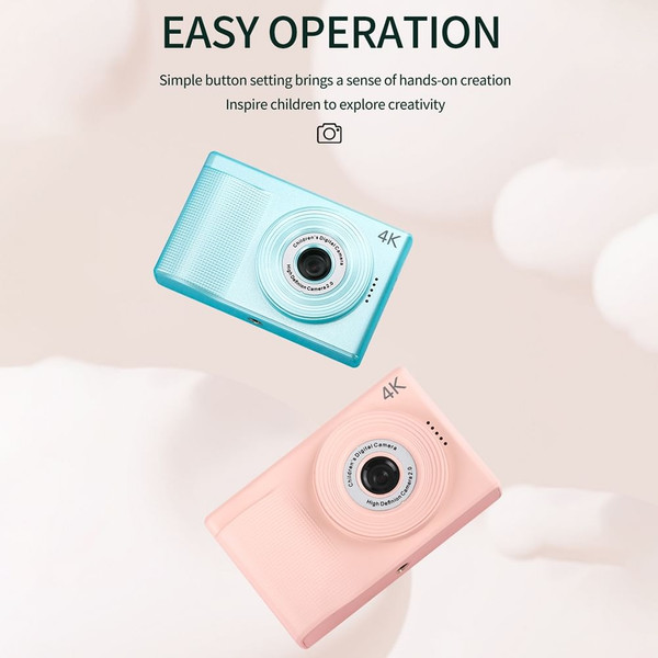 40MP Kids Digital Camera Video Recorder 1080P Ips 2.4 Inch Screen Silver with Stand K484-PEL_0R9I5ZJR