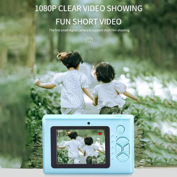 40MP Kids Digital Camera Video Recorder 1080P Ips 2.4 Inch Screen Silver with Stand K484-PEL_0R9I5ZJR