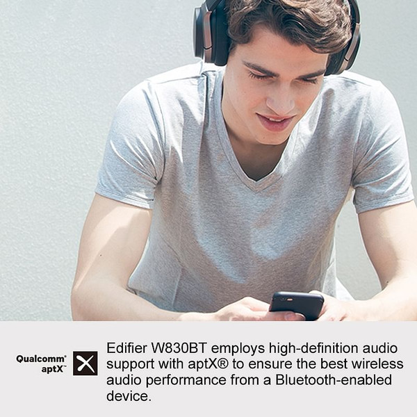 Original EDIFIER W830BT Wireless Headphones Bluetooth 4.1 Foldable Earphone Apt-X Codec NFC tech 95 K484-PEL_0D6TLPI4