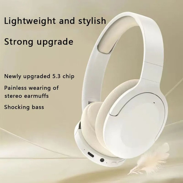 P2968 Wireless Headset Noise Canceling Stereo Headphones Over Ear Folding Earphones For Cell Phone  K484-PEL_0R7WWS6Y