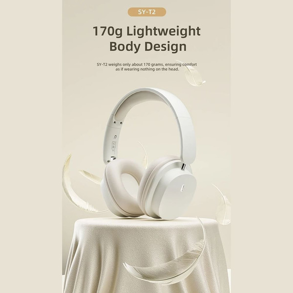 Wireless Headsets Noise Canceling Ear Buds Longer Playtime Foldable Earphones Support Dual Device C K484-PEL_0RBFGZOB
