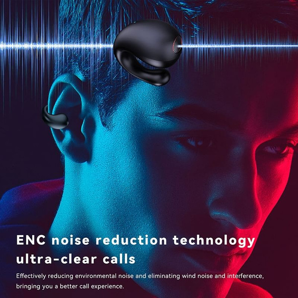 Q92 Wireless Ear Clip Bone Conduction Headphones Open Ear Headphones For Sport Cycling Running Work K484-PEL_0QV7Z6DO