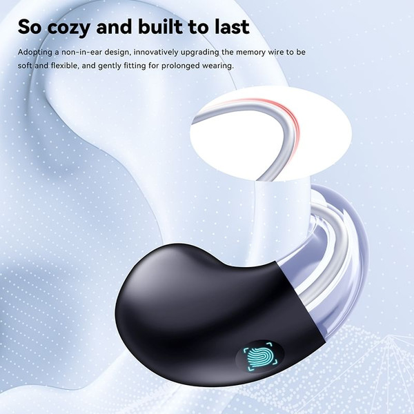 Q92 Wireless Ear Clip Bone Conduction Headphones Open Ear Headphones For Sport Cycling Running Work K484-PEL_0QV7Z6DO