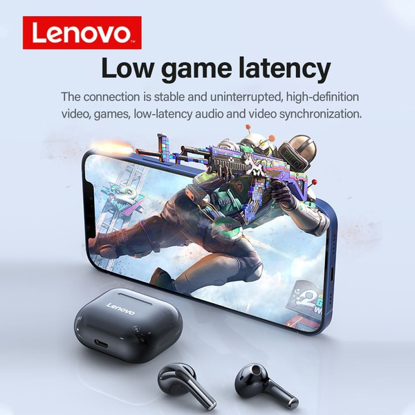 Original LENOVO Bluetooth 5.0 Earphone Wireless Earbuds HiFi Stereo Bass Dual Diaphragm Sport Headp K484-PEL_0I32I30F