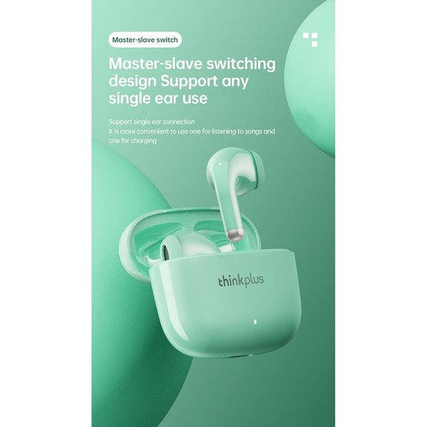 Original LENOVO Lp40pro Tws Wireless Bluetooth-compatible Earphone Semi-in-ear Headset Pink K484-PEL_0PDDCHY2