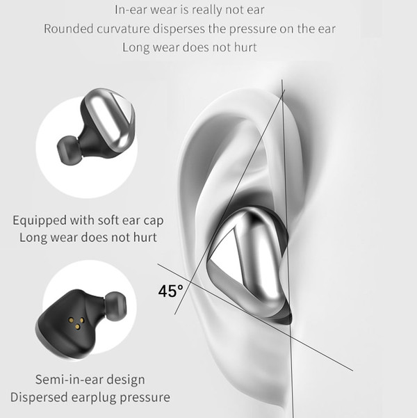 T50 TWS Bluetooth Earphone Stereo Touch Control Bass BT 5.0 Eeadphones With Mic Handsfree Earbuds A K484-PEL_0C0CSKSZ