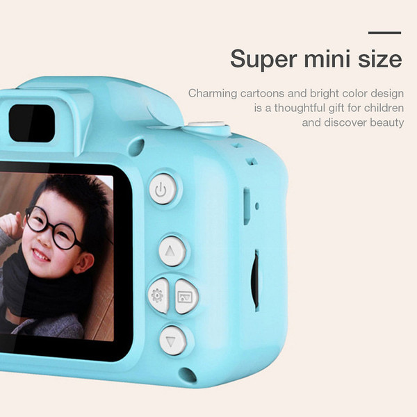 X2000 Upgrade Kids Camera HD 1080P Children Sports Camera 2 Inch Screen Digital Camera For Age 3-8  K484-PEL_0QDU372H