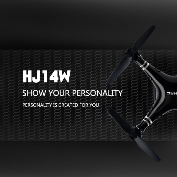 US Hj14w Wi-Fi Remote Control Aerial Photography Drone HD Camera 200w Pixel Uav Gift Toy Black K484-PTO_02I4PB7L_US