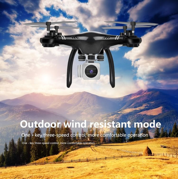 US Hj14w Wi-Fi Remote Control Aerial Photography Drone HD Camera 200w Pixel Uav Gift Toy Black K484-PTO_02I4PB7L_US
