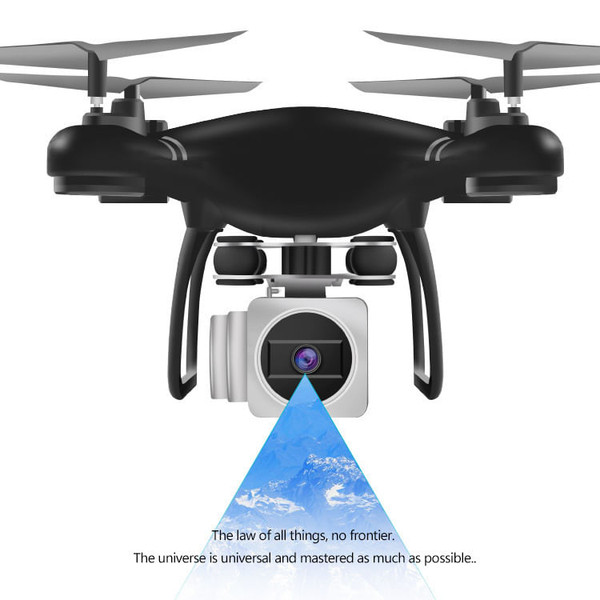 US Hj14w Wi-Fi Remote Control Aerial Photography Drone HD Camera 200w Pixel Uav Gift Toy Black K484-PTO_02I4PB7L_US