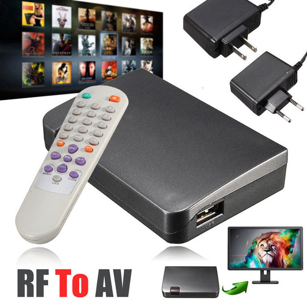 RF to AV Analog TV Receiver Converter Modulator Power Adapter USB with Video US plug K484-PEL_07RQSW25