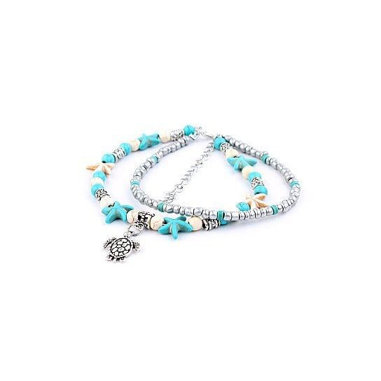 Sea Turtle Anklet F369-540963373091