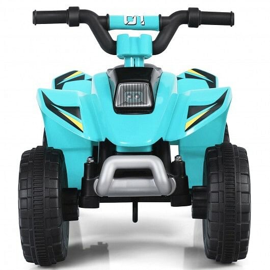 6V Kids Electric ATV 4 Wheels Ride-On Toy -Blue - Color: Blue D681-TY327787NY