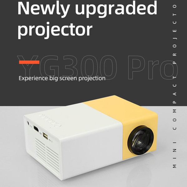 Yg300 Pro android Mini Projector Wireless Hdmi-compatible Usb Audio Led Portable Home Media Video P K484-PEL_0OQ9IWC4