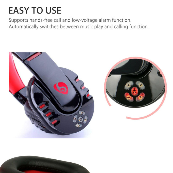 V8-1 Bluetooth-compatible  Gaming  Headset Built-in Microphone Rechargeable Lithium Battery Wireles K484-PEL_0KV9TOZ5