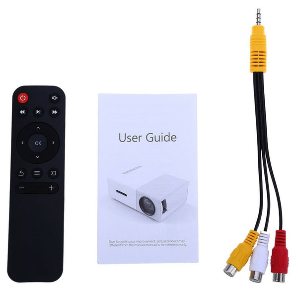 YG300 Portable Projector HD 1080P Mini Video Projector Home Video Smart Projectors with Remote Cont K484-PEL_0R5Z9TML