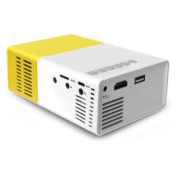 YG300 Portable Projector HD 1080P Mini Video Projector Home Video Smart Projectors with Remote Cont K484-PEL_0R5Z9TML
