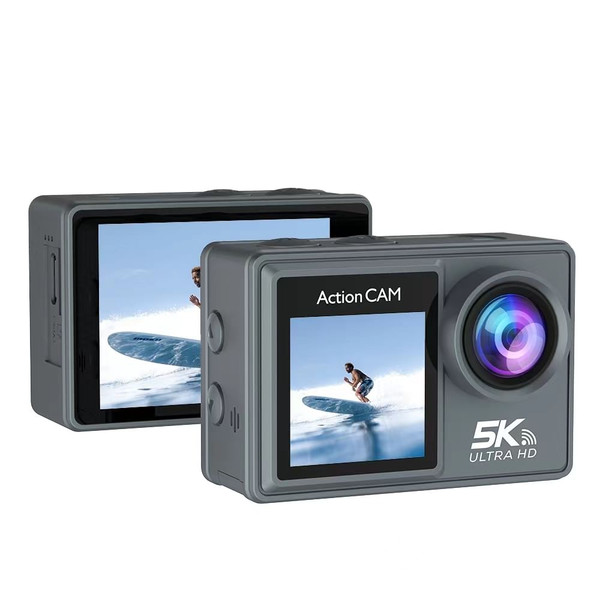 Action Camera 5K 30FPS 48MP WiFi Waterproof 30M Underwater Camera 2 Inch 1080P HD Touch Screen Spor K484-PEL_0QLBRE48