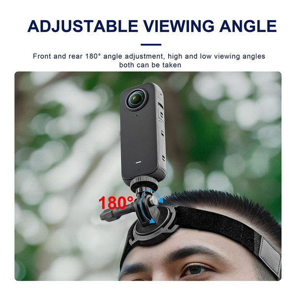 Head-mounted Camera Holder First-Person View Video Head Mount Strap For Action3 / X3 / 11 Vlog Pov  K484-PEL_0Q652SRF