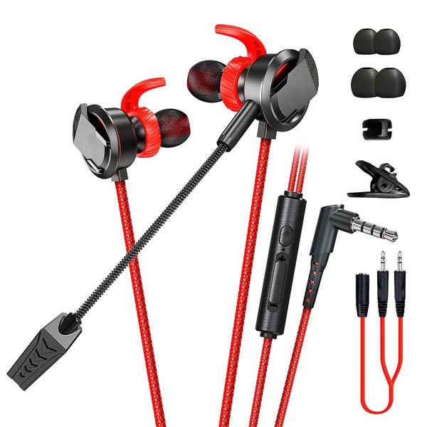 RX3 Pro Wired Earbuds In-Ear Headphones L-Shaped 3.5MM Jack Design Noise Isolating High Sound Earph K484-PEL_0RA2BZC5